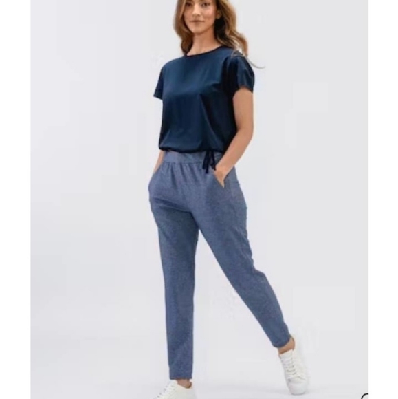 Ministry of Supply,NWT, Fusion Terry Jogger Indigo Heather (Blue),XL - Picture 1 of 13